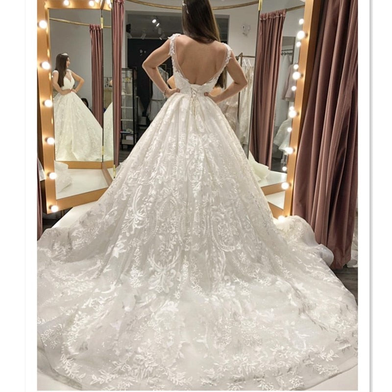 Eslieb Custom made High Quality Wedding dress 2019 Wedding dresses Ball Gown Bridal Dresses Vestido de Noiva