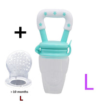 Cargar imagen en el visor de la galería, Fresh Food Nibbler Baby Pacifiers Feeder Kids Fruit Feeder Nipples Feeding Safe Baby Supplies Nipple Teat Pacifier Bottles
