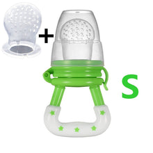 Cargar imagen en el visor de la galería, Fresh Food Nibbler Baby Pacifiers Feeder Kids Fruit Feeder Nipples Feeding Safe Baby Supplies Nipple Teat Pacifier Bottles
