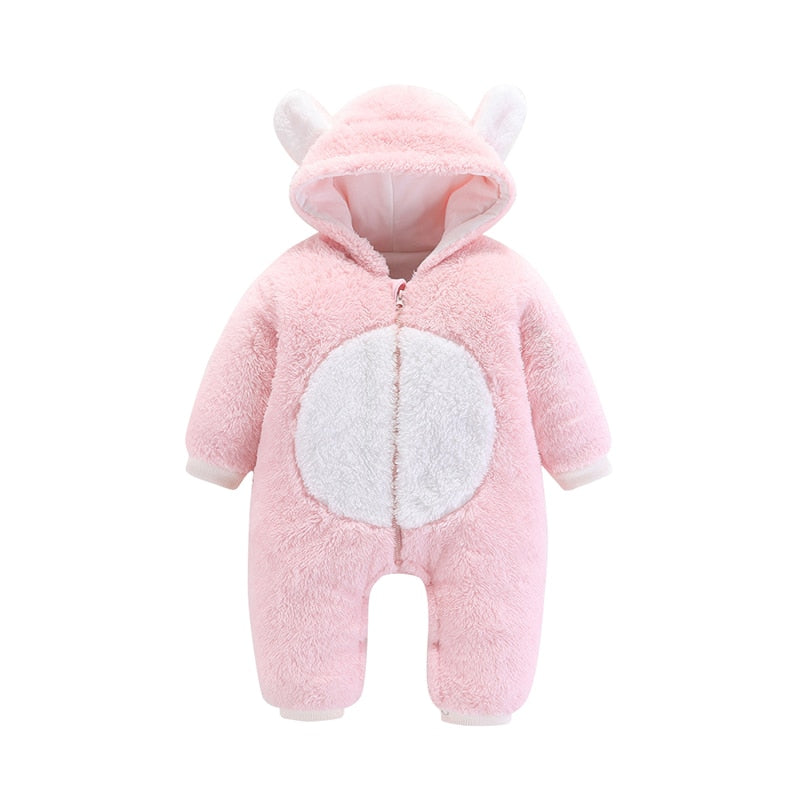 2styles Newborn Baby Winter Hoodie Clothes Polyester Infant Baby Girls Pink Climbing New Spring Outwear Rompers Boy Jumpsuit