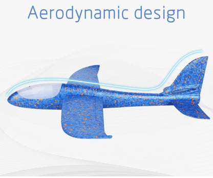 48CM Hand Throw Airplane EPP Foam Launch Fly Glider Planes Model Aircraft Outdoor Fun Toys for Children Party Game Boys Gift