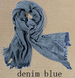 Fashion Classic Retro Scarf Cotton linen lady Men Autumn Multifunctional Soft warm long scarf Multicolor Tassel scarves 72*196cm