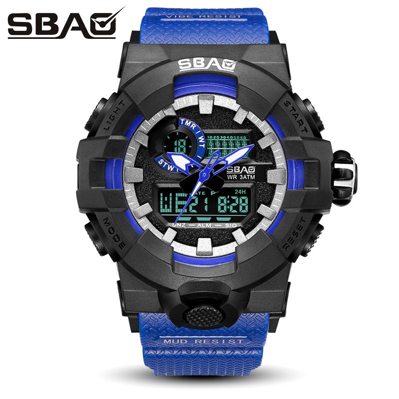 Fashion Brand Led Display Men Woman Sport Lovers' Watch Digital Wristwatch Stop Daily Alarm Calendar Water Resistant Shock