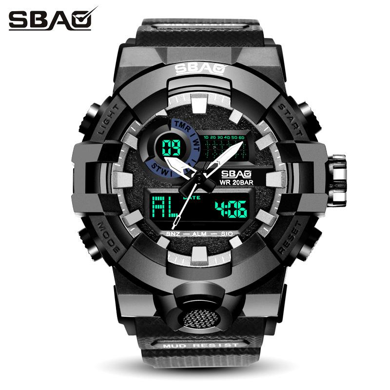 Fashion Brand Led Display Men Woman Sport Lovers' Watch Digital Wristwatch Stop Daily Alarm Calendar Water Resistant Shock