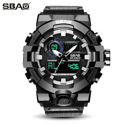 Fashion Brand Led Display Men Woman Sport Lovers' Watch Digital Wristwatch Stop Daily Alarm Calendar Water Resistant Shock