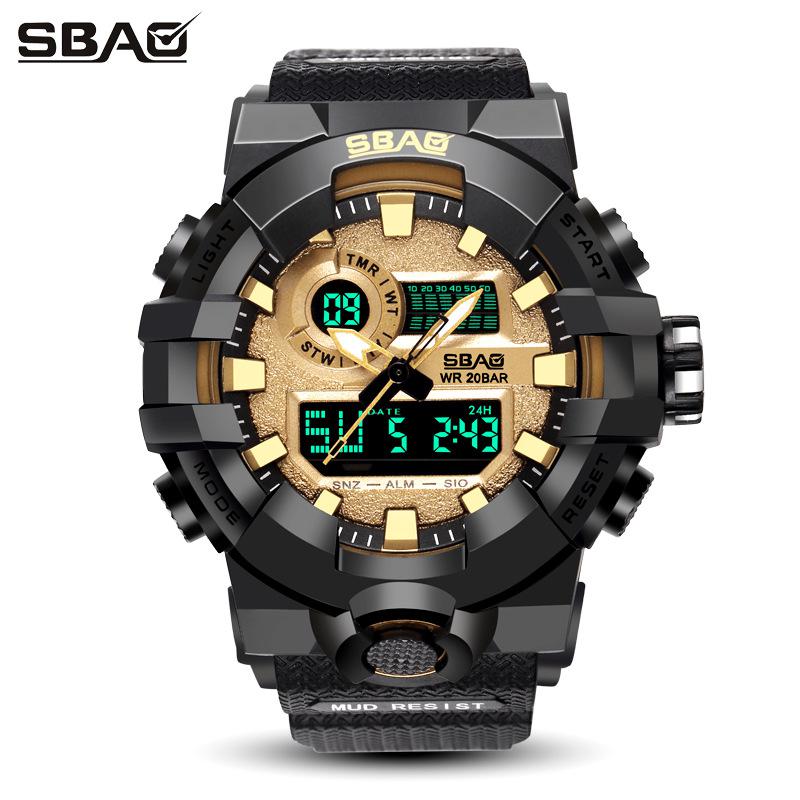Fashion Brand Led Display Men Woman Sport Lovers' Watch Digital Wristwatch Stop Daily Alarm Calendar Water Resistant Shock