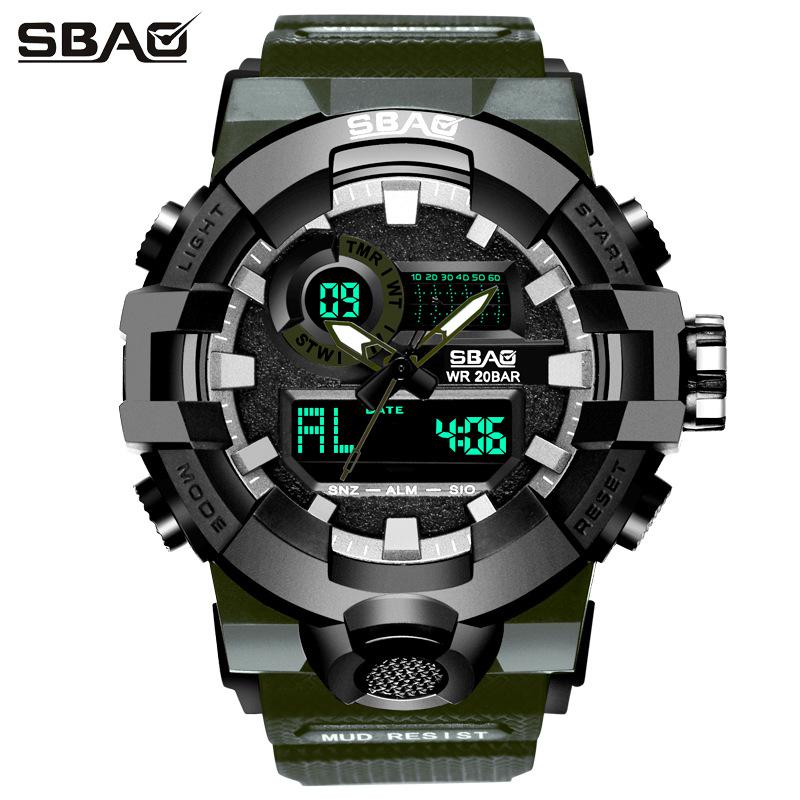 Fashion Brand Led Display Men Woman Sport Lovers' Watch Digital Wristwatch Stop Daily Alarm Calendar Water Resistant Shock