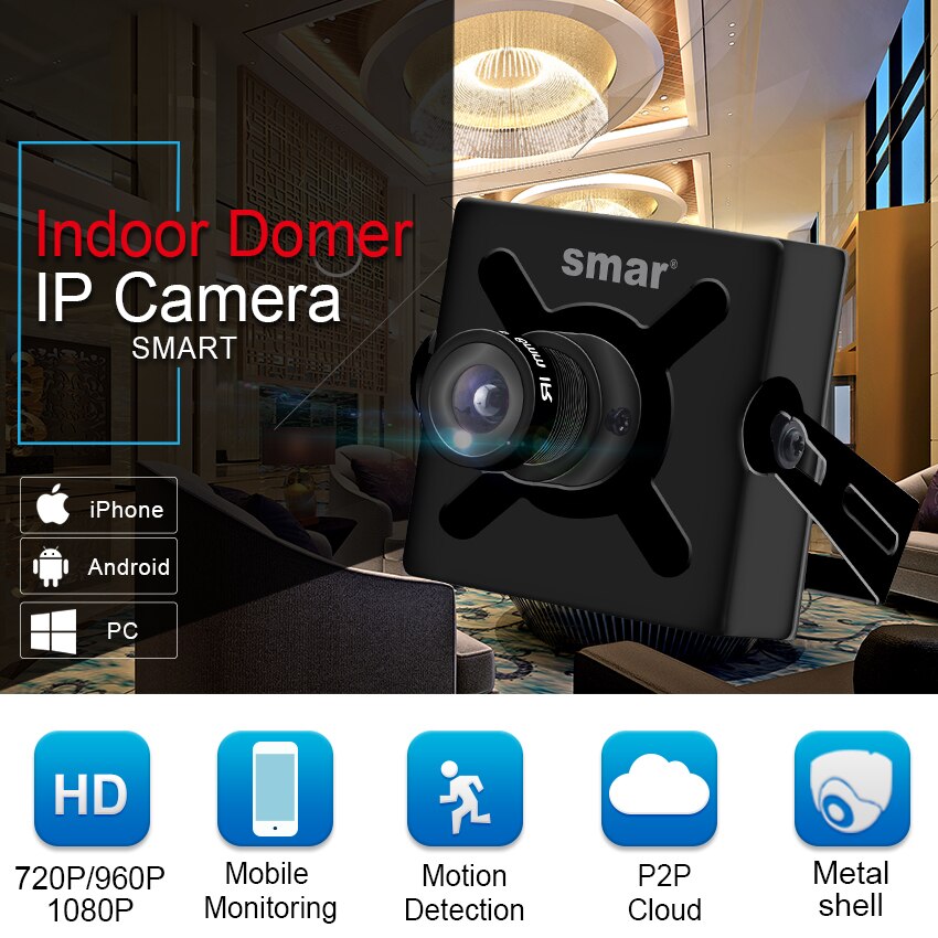 Smar 720P 960P 1080P IP Camera Onvif CMOS Home Security Surveillance Camera P2P Motion Detection Support XMEYE View