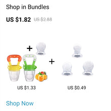 Cargar imagen en el visor de la galería, Fresh Food Nibbler Baby Pacifiers Feeder Kids Fruit Feeder Nipples Feeding Safe Baby Supplies Nipple Teat Pacifier Bottles
