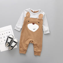 Charger l&#39;image dans la galerie, Newborn Baby Romper For Boys Girls Rompers Playsuits Cotton Long Sleeve Animal Baby Clothes Infant Pajamas Underwear
