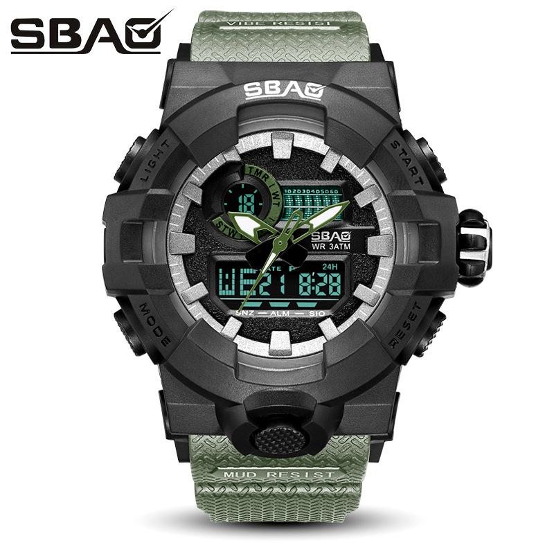 Fashion Brand Led Display Men Woman Sport Lovers' Watch Digital Wristwatch Stop Daily Alarm Calendar Water Resistant Shock