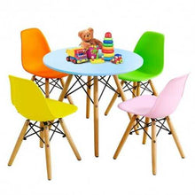 Load image into Gallery viewer, 5 Piece Kids Colorful Set with 4 Armless Chairs
