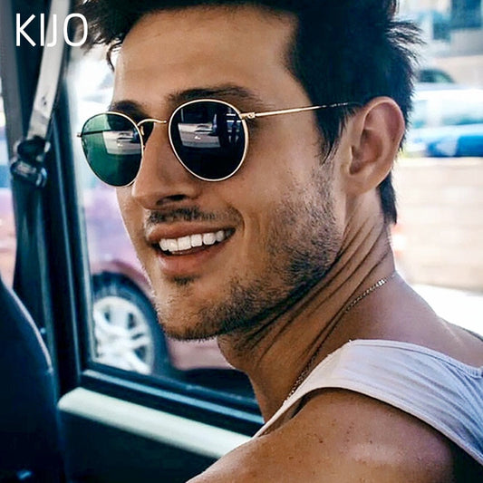 New Brand Designer Vintage Oval Sunglasses Women Retro Clear Lens Eyewear Round Sun Glasses For Female Ladies Oculos De Sol