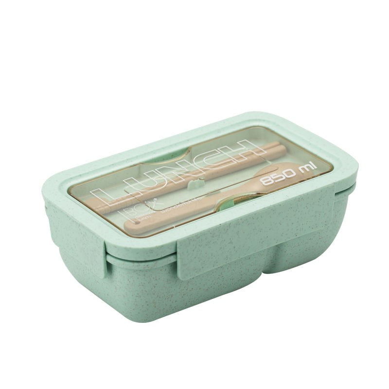 Wheat Straw Lunch Box Healthy Material Bento Boxes Microwave Dinnerware Food Storage Container Lunchbox