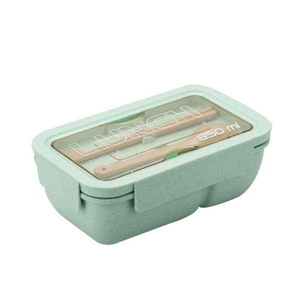 Wheat Straw Lunch Box Healthy Material Bento Boxes Microwave Dinnerware Food Storage Container Lunchbox