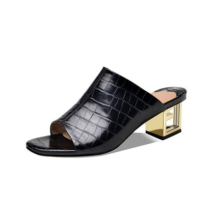 MORAZORA 2020 new arrive women sandals top quality genuine leather shoes strange high heel fashion party casual shoes woman