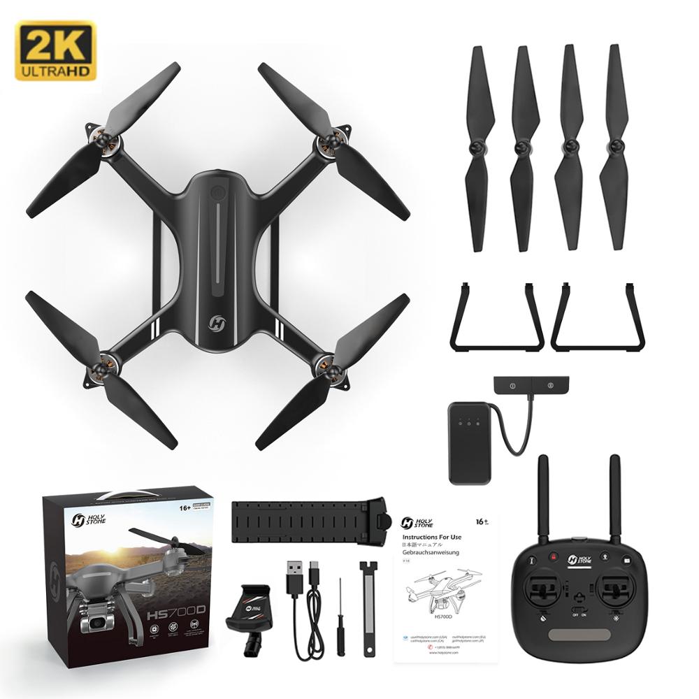 Holy Stone HS700D Drone 4K GPS Profissional Quadcopter 5GHz FPV RC Helicopter 25KM/H 22 Mins Flight Time Brushless Motor Drone