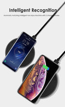 Load image into Gallery viewer, 5/10W Qi Wireless Charger Fast Wireless Charging For IPhone 12 Samsung Xiaomi Phone Wireless Charger Board Wireless Charging Pad
