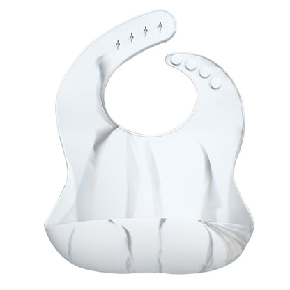 Fashionable Silicon Breastplate Baby Bib Waterproof Solid Infant Bandana Bibs Newborn Feeding Burp Cloth Drooling Scarf Dropship
