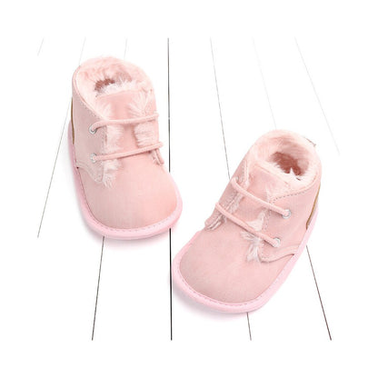 Citgeett 0-18M Baby Girls Boys Winter Warm Shoes First Walkers Sneakers Kids Crib Infant Footwear Boots Newborns Prewalkers