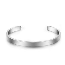 Load image into Gallery viewer, 4mm wide stainless steel bracelet
