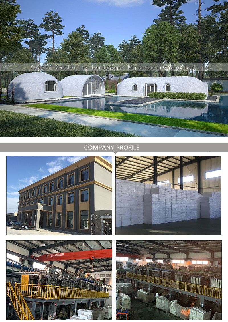 Automated Production Line Modular Structure Prefabricates Dome Houses