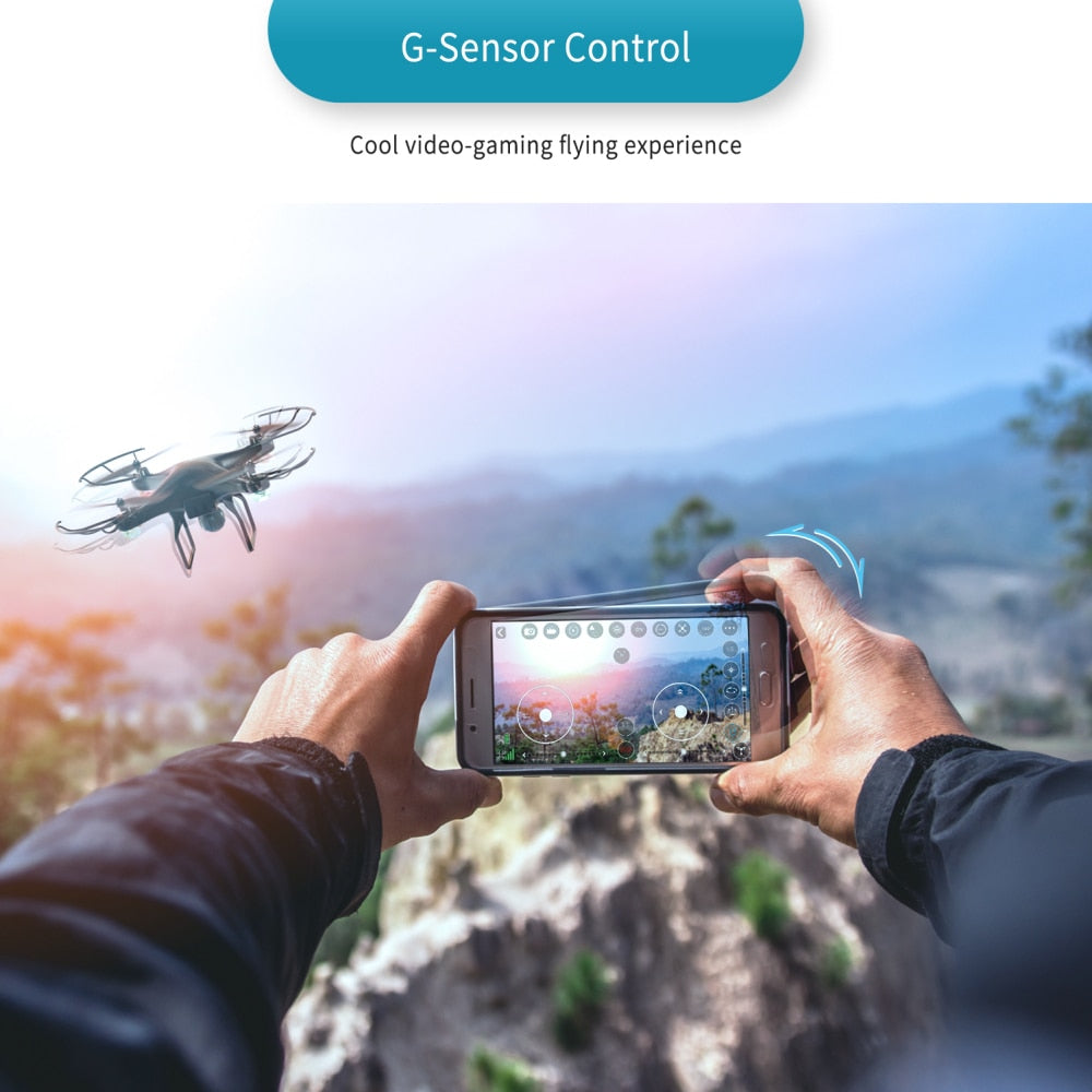 SNAPTAIN SPF600MQ Drone with Camera WiFi FPV RC Quadcopter 720P HD Camera Voice Control Gesture Control for Beginners