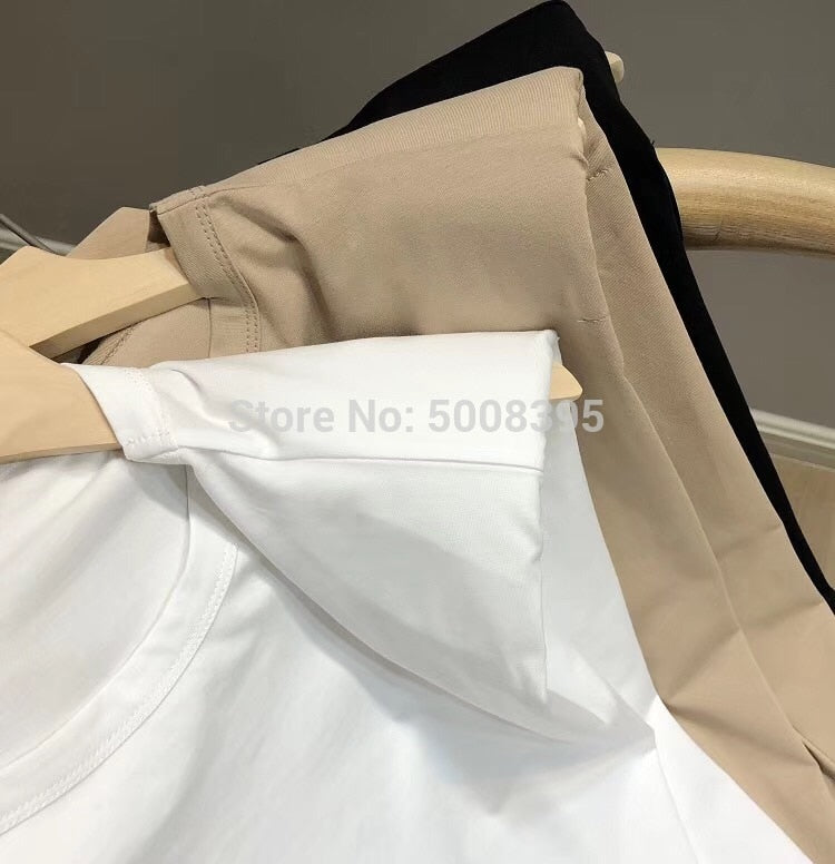 Woman Muscle Sleeeveless Tshirt Shoulder pads Round neck Tops Tees Fashion summer T-Shirts