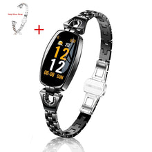 将图片加载到图库查看器，H8 Smart Watch Women Lady Blood Pressure Watch Heart Rate Monitor Fitness Tracker Smart Bracelet IP67 Waterproof Smartwatches
