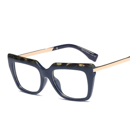 JASPEER Retro Cat Eye Glasses Frame Women Vintage Eye Glasses Female Brand Designer Computer Eyeglasses Ladies Optical Frames