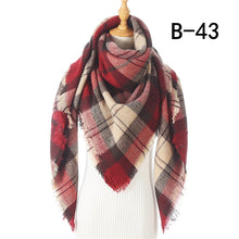 Load image into Gallery viewer, Designer 2020 knitted spring winter women scarf plaid warm cashmere scarves shawls luxury brand neck bandana pashmina lady wrap
