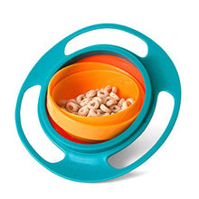 將圖片載入圖庫檢視器 Gyro Bowl Dishes Anti Spill Bowl Smooth 360 Degrees Rotation Gyroscopic Bowl For Baby Kids
