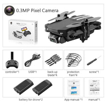 Cargar imagen en el visor de la galería, Drone 4k HD Wide Angle Camera 0.3MP/5.0MP/4K HD Cameras Mini Drone LS-MIN Dron Camera Quadcopter Height Keep Drones Toys Gifts
