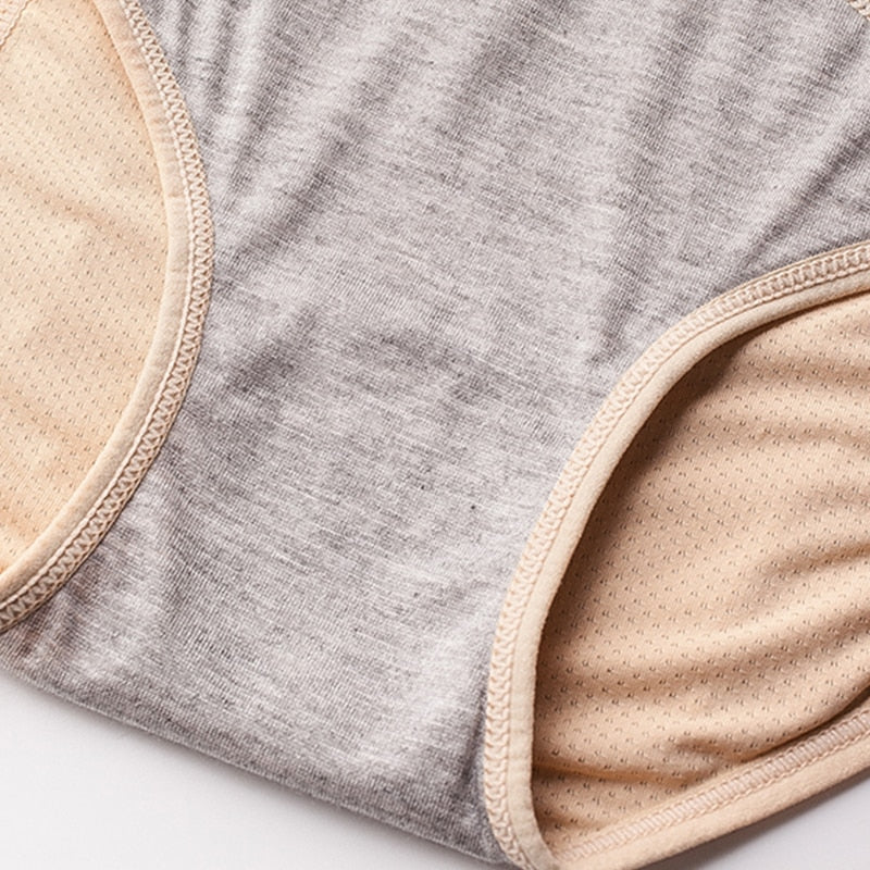 Leak Proof Menstrual Panties Physiological Pants Women Underwear Period Cotton Waterproof Briefs Plus Size Female Lingerie
