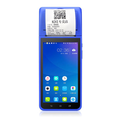 Handheld Android 8.1 POS Terminal Printer With Bluetooth Thermal Receipt Printer 3G WiFi Mobile Order POS Terminal Retail Sales