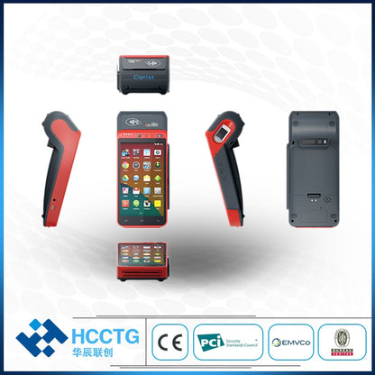 Handheld Android 9.0 Portable RAM 2GB & ROM 16GB Biometric Fingerprint POS Terminal With Printer Z100C Retail Sales Machine
