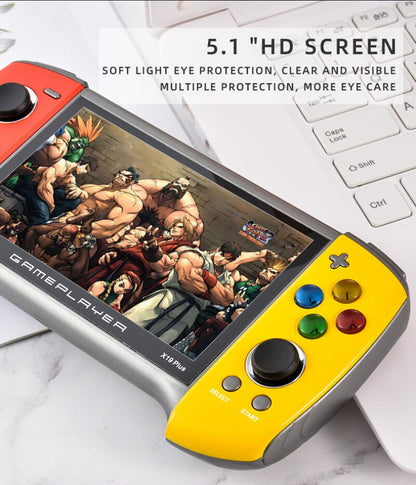 Handheld Game Console Nostalgic 5.1-inch 8G Built-in 10000 Games Video Game Double-rocker Consoles Classic Retro Game Support TV