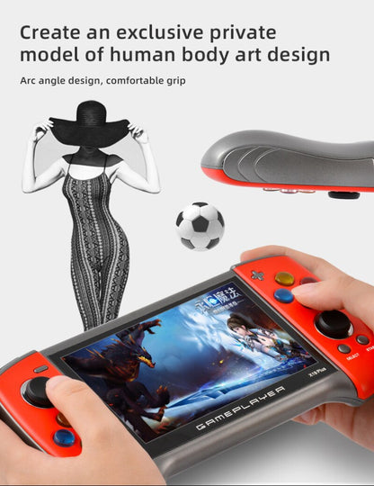 Handheld Game Console Nostalgic 5.1-inch 8G Built-in 10000 Games Video Game Double-rocker Consoles Classic Retro Game Support TV