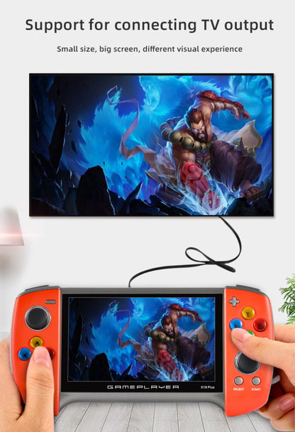 Handheld Game Console Nostalgic 5.1-inch 8G Built-in 10000 Games Video Game Double-rocker Consoles Classic Retro Game Support TV
