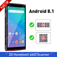 Load image into Gallery viewer, Handheld PDA Android 8.1 Rugged POS Terminal Honeywell 6603 2D Barcode Scanner Reader WiFi 4G Bluetooth NFC PDA
