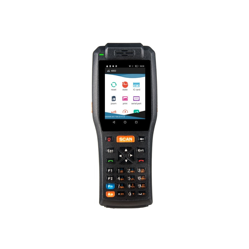 Handheld Wireless 3G Wifi Bluetooth NFC Reader Android POS Terminal. Printer Included