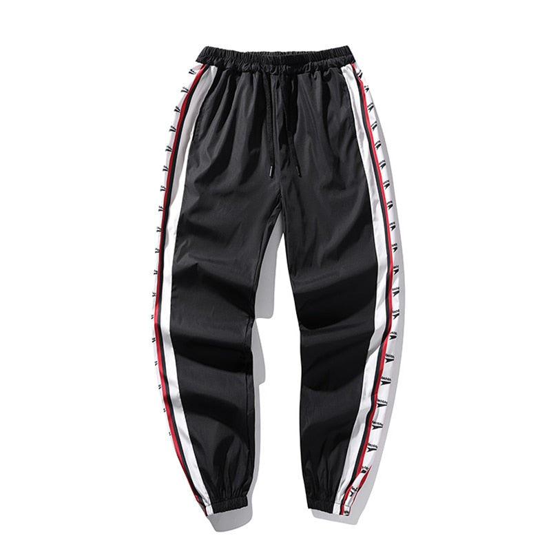 Harem Jogger Pants Men Women Hip Hop Fashion Casual Track Trousers Streetwear Harajuku Hipster Stripe Sweatpants Men's Pants