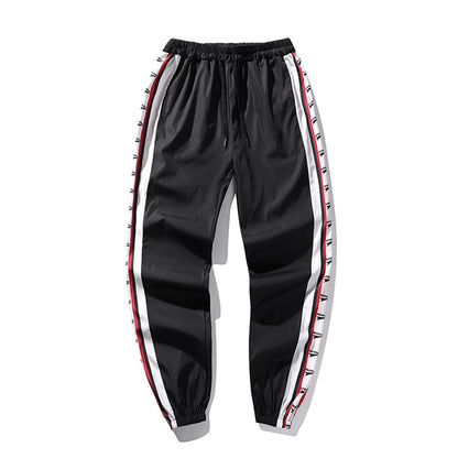 Harem Jogger Pants Men Women Hip Hop Fashion Casual Track Trousers Streetwear Harajuku Hipster Stripe Sweatpants Men's Pants