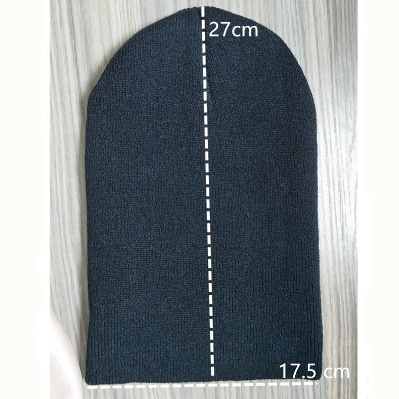 Hat Hip Hop hedging cap red blue black orange purple stretch Knit Beanies autumn Winter Hats for Man Woman Ski Вязаная шапка