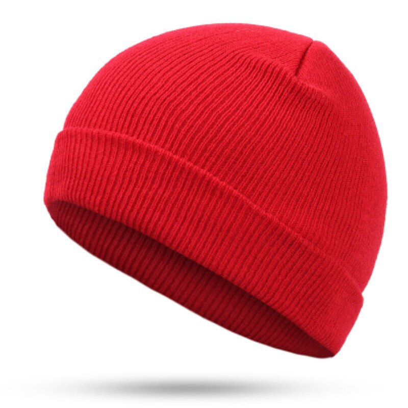 Hat Hip Hop hedging cap red blue black orange purple stretch Knit Beanies autumn Winter Hats for Man Woman Ski Вязаная шапка