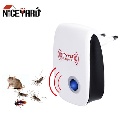 NICEYARD Electronic Mosquito Repellent Rodent Contro Indoor Cockroach Mosquito Insect Killer Ultrasonic Pest Repeller EU/US Plug