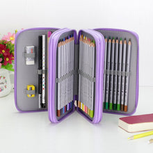 Charger l&#39;image dans la galerie, 36/48/72 Holes Oxford School Pencil Case Kawaii Penalty Pencilcase Large Pen Bag Box Multi Kids Multifunction Stationery Pouch
