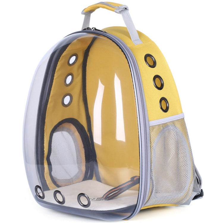 Astronaut Window Bubble Carrying Travel Bag Breathable Space Capsule Transparent Pet Carrier Bag Dog Cat Backpack