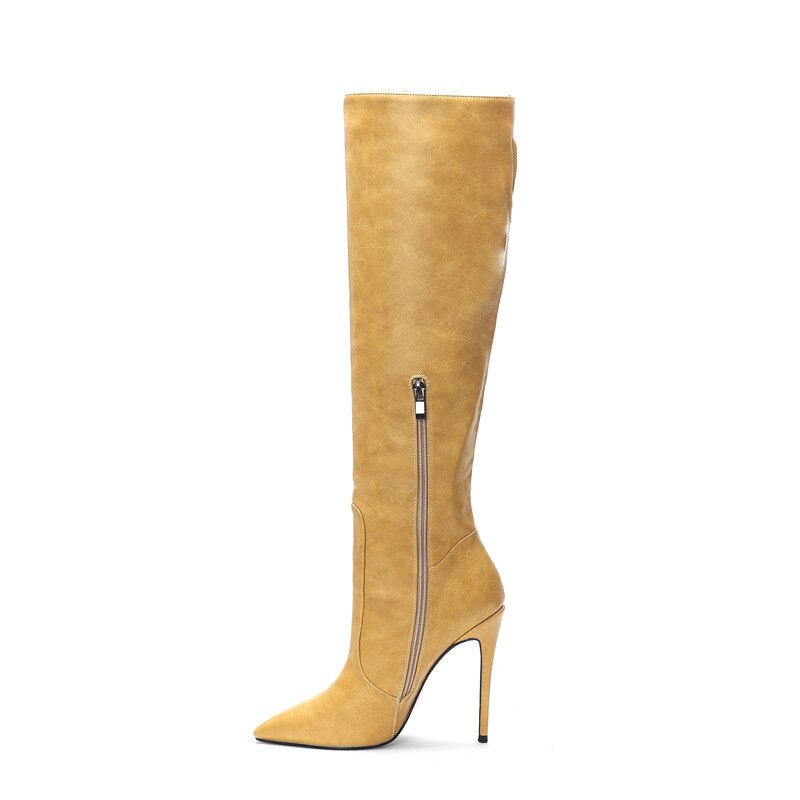 MORAZORA 2020 new arrival over the knee boots women pointed toe autumn winter boots slim high heels party wedding shoes woman