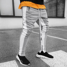 Cargar imagen en el visor de la galería, Men&#39;s Jogging Pants Fitness Men Sportswear Tracksuit Bottoms Skinny Sweatpants Trousers Black Gyms Jogger Track Running Walking Pants
